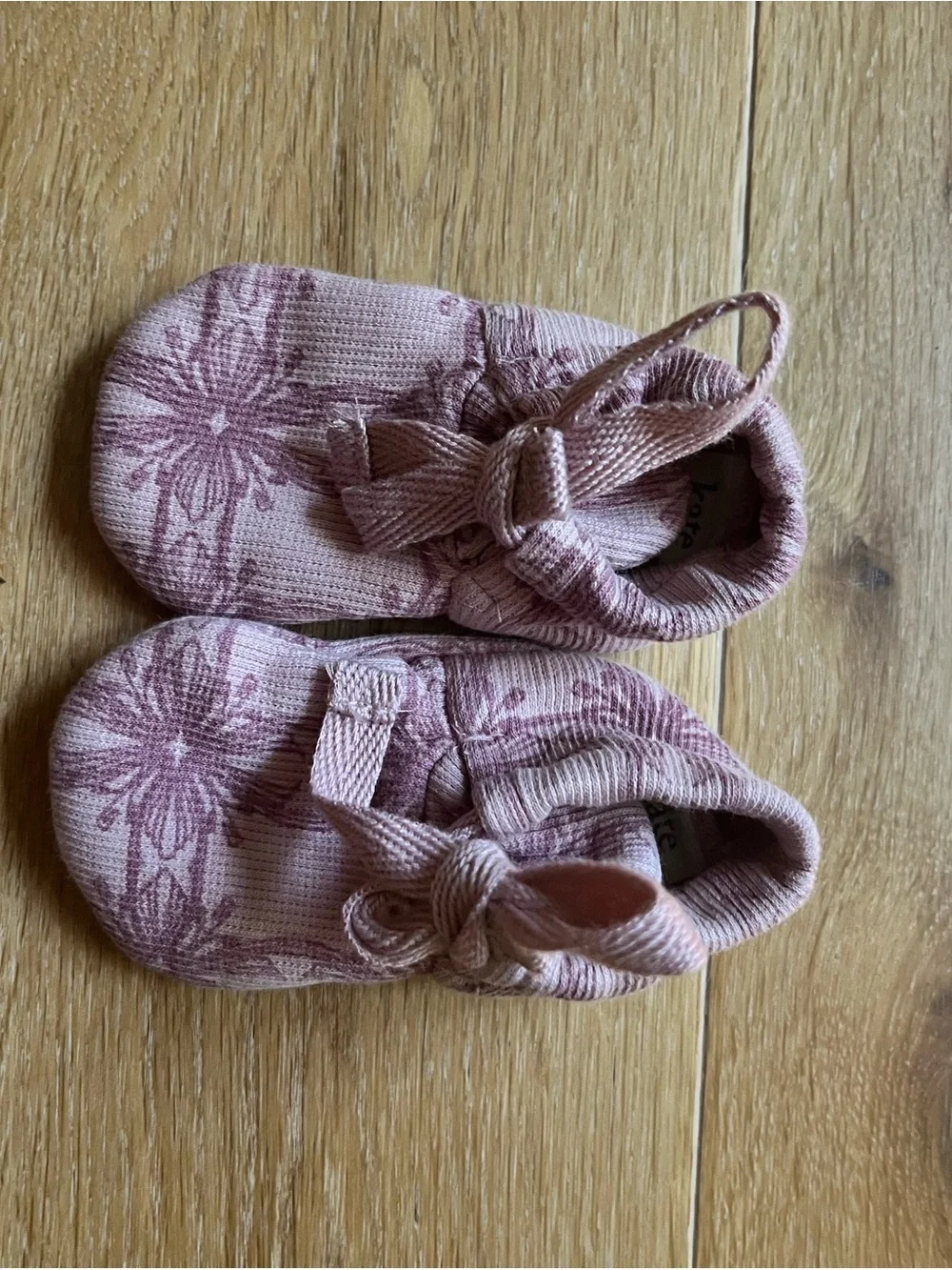 Kate Quinn Floral Baby Bootie Shoes